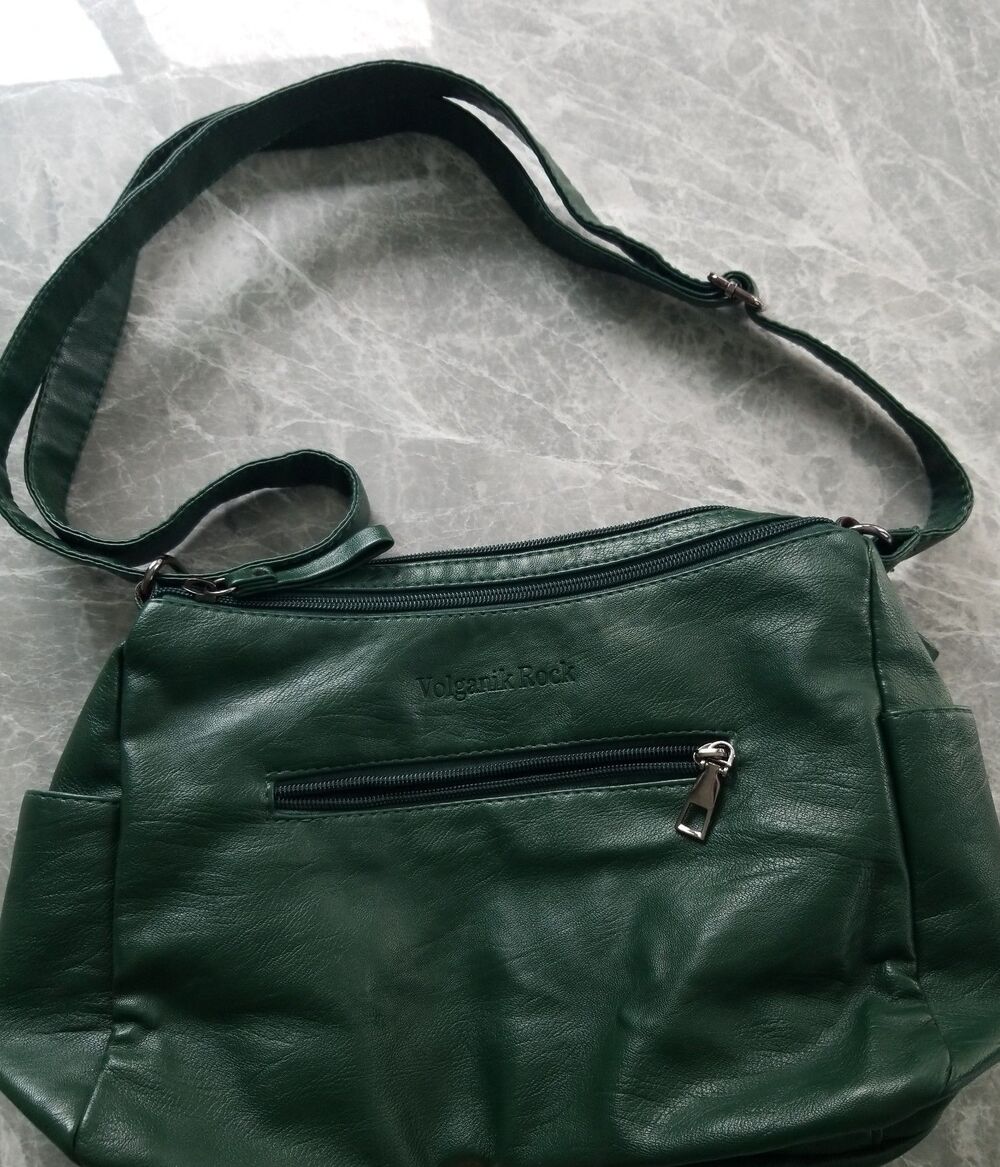 Volganik Rock dark green purse